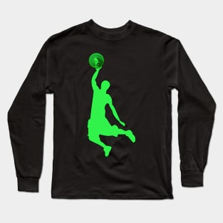 Ethereum Slam Dunk Basketball Player Long Sleeve T-Shirt